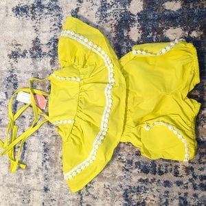 Tie tank top and short set